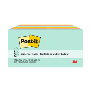 Post-it® Dispenser Pop-up Notes R330-12AP, 3 in x 3 in, Beachside Cafe