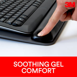 3M Gel Wristrest Platform For Keyboard and Mouse With Precise BatterySaving