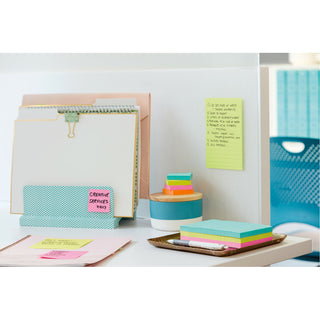 Post-it® Super Sticky Notes 4621-4SSMIA, 4 in x 6 in (101 mm x 152 mm)