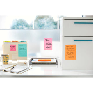 Post-it® Super Sticky Notes 4622-SSMIA, Multi Sizes, Supernova Neons Collection