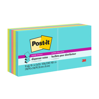 Post-it® Super Sticky Dispenser Pop-up Notes R330-10SSMIA, 3 in x 3 in