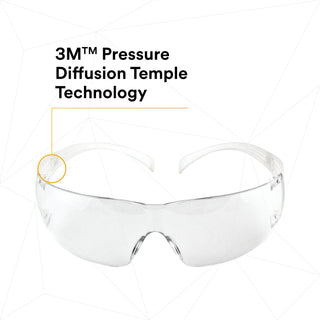 3M SecureFit Protective Eyewear SF201AFP, Clear Lens