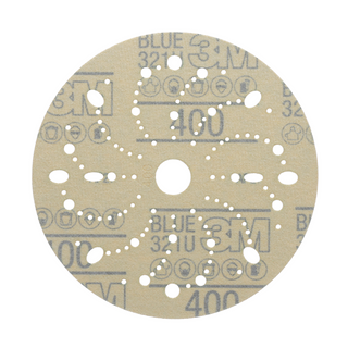 3M Hookit Blue Abrasive Disc 321U Multi-hole, 36181, 6 in, 400