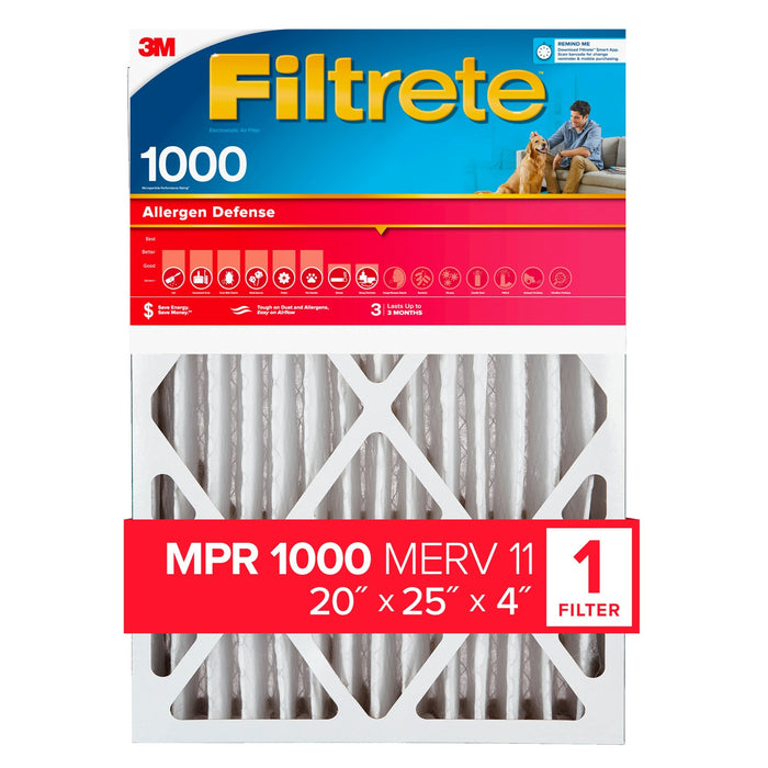 Filtrete Allergen Reduction Deep Pleat Filter’ NADP03-4IN-4
