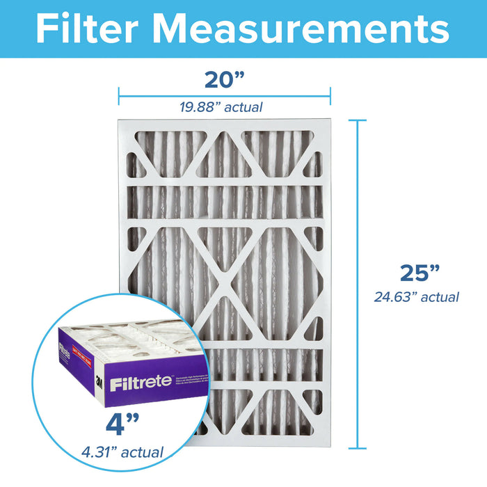 Filtrete Ultra Allergen Reduction Deep Pleat Filter NDP03-4IN-4