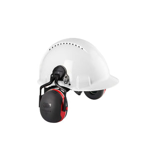 3M PELTOR X3 Earmuffs X3P5E, Electrically Insulated, Hard HatAttached