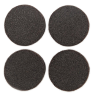 Scotch Round Felt Pads SP821-NA, Brown, 1 in