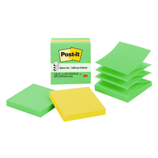 Post-it® Dispenser Pop-up Notes 3301-3AU-FF, 3 in x 3 in (76 mm x 76 mm)