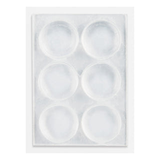 Scotch Self-Stick Rubber Pads SP950-NA, Clear, 1/2 in