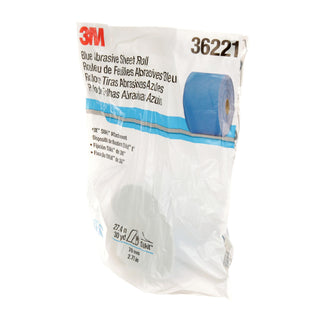 3M Stikit Blue Abrasive Sheet Roll, 36221, 180, 2-3/4 in x 30 yd