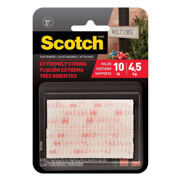 Scotch Extreme Fasteners RFD7090, 1 in x 3 in (25,4 mm x 76,2 mm)