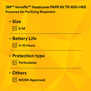 3M Versaflo Healthcare PAPR Kit TR-600-HKS