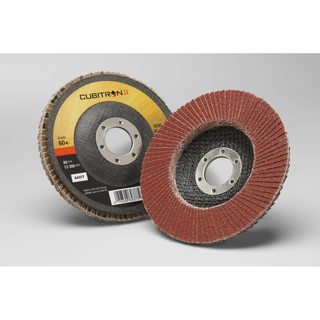 3M Cubitron II Flap Disc 969F, 40+, T29, 4 in x 3/8"-24