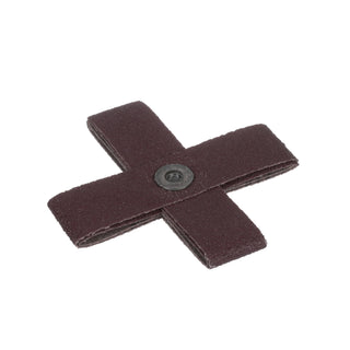 Standard Abrasives A/O Cross Pad 704000, 8 PLY, 4 in x 4 in x 1in,1/4-20, 60