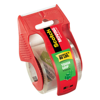 Scotch® Tough Grip Moving Packaging Tape, 1.88 in x 27.7 yd (48 mm x25,4 m)