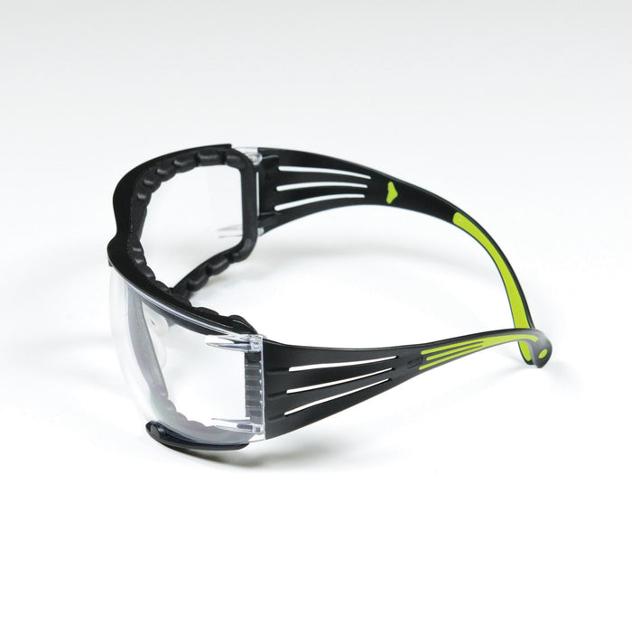 3M SecureFit Safety Glasses SF401AF-FM, Foam, Clear Anti-fog Lens