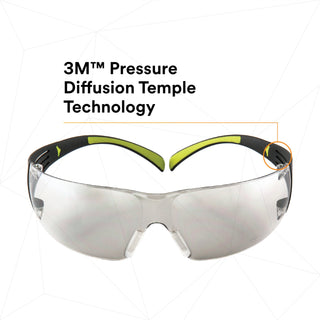 3M SecureFit Protective Eyewear SF410AS, Indoor/Outdoor Mirror Lens