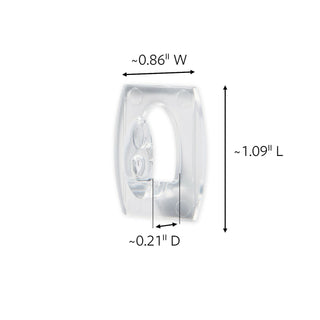 Command Mini Clear Hooks 17006CLR-ES