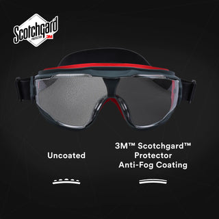 3M GoggleGear 500-Series GG501NSGAF Clear Scotchgard Anti-fog lens