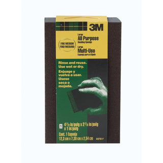 3M General Purpose Sanding Sponge DSFM-F-ESF-10, 2 7/8 in x 4 7/8 in x 1 in