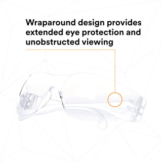 3M Virtua Protective Eyewear 11228-00000-100 Clear Uncoated Lens