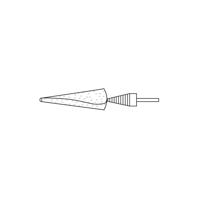 Standard Abrasives Aluminum Oxide Tapered Cone Point, 712768, C-30 80