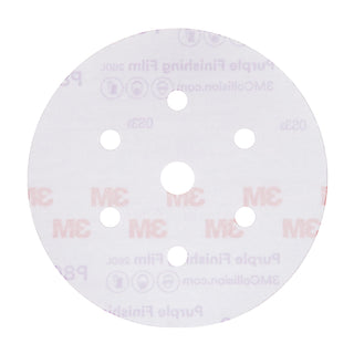 3M Hookit Purple Finishing Film Abrasive Disc 260L, 30770, 6 in, Dust
Free, P800