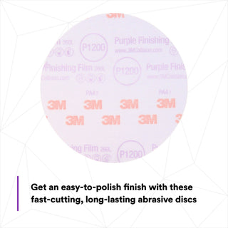 3M Hookit Purple Finishing Film Abrasive Disc 260L, 30668, 6 in,P1200