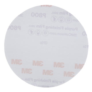 3M Hookit Purple Finishing Film Abrasive Disc 260L, 30670, 6 in, P800