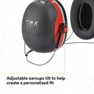 3M PELTOR X3 Earmuffs X3B, Behind-the-Head