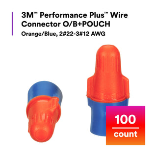 3M Performance Plus Wire Connector O/B+POUCH