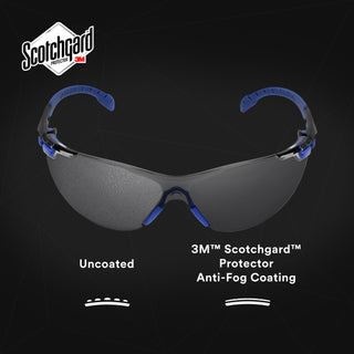 3M Solus 1000-Series Safety Glasses S1107SGAF-KT, Kit, Foam, Strap,
BLU/BLK