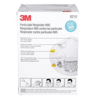 3M Particulate Respirator 8210, N95 160 EA/Case