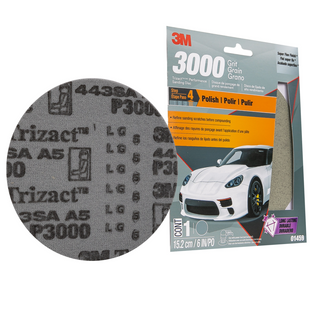 3M Trizact Performance Sanding Disc, 01459, 6 inch, 3000 grit, 20 per
case