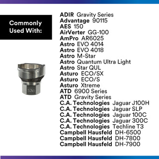 3M PPS Series 2.0 Adapter, 26003, Type S2c, 16 mm Female, 1.5 mmThread