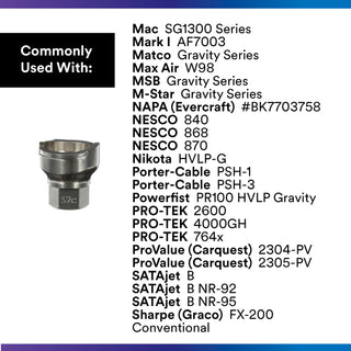 3M PPS Series 2.0 Adapter, 26003, Type S2c, 16 mm Female, 1.5 mmThread