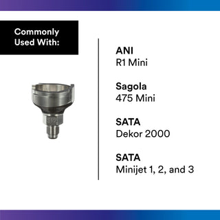 3M PPS Series 2.0 Adapter, 26022, Type S12, 10 mm Male, 1.0 mm Thread