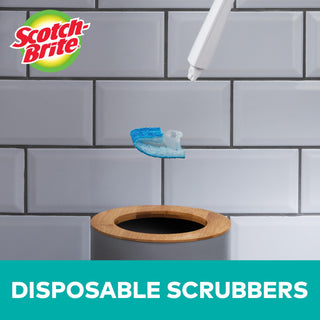 Scotch-Brite® Disposable Toilet Scrubber Cleaning System, 558-SK-4NP