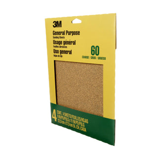 3M Aluminum Oxide Sandpaper Coarse, 9003NA, 9 in x 11 in