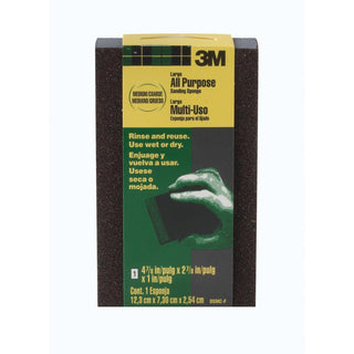 3M General Purpose Sanding Sponge DSMC-ESF-10, 2 7/8 in x 4 7/8 in x 1 in