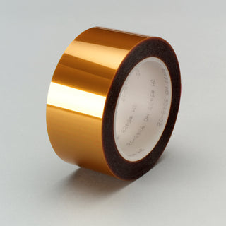 3M Linered Low-Static Polyimide Film Tape 5433 Amber, 24 in x 36 yds x2.7 mil