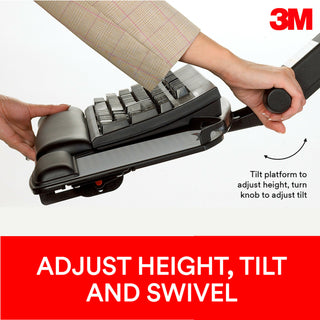 3M Adjustable Keyboard Tray AKT170LE, 26.5 in x 23 in x 8 in