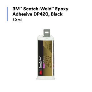 3M Scotch-Weld Epoxy Adhesive DP420, Black, 50 mL Duo-Pak