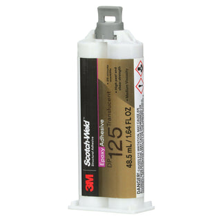 3M Scotch-Weld Epoxy Adhesive DP125, Translucent, 48.5mL Duo-Pak