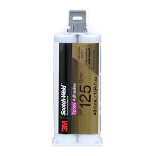 3M Scotch-Weld Epoxy Adhesive DP125, Gray, 48.5 mL Duo-Pak