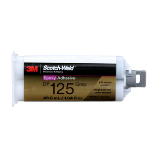 3M Scotch-Weld Epoxy Adhesive DP125, Gray, 48.5 mL Duo-Pak