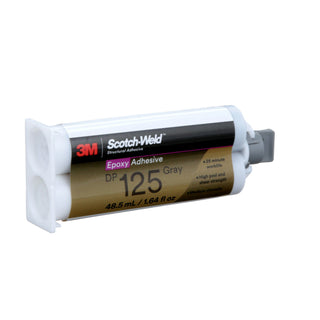 3M Scotch-Weld Epoxy Adhesive DP125, Gray, 48.5 mL Duo-Pak