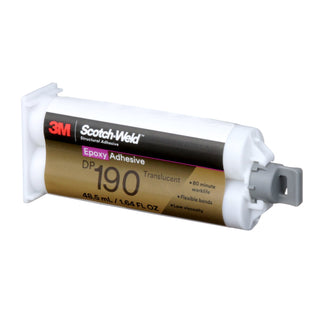 3M Scotch-Weld Epoxy Adhesive DP190, Translucent, 48.5mL Duo-Pak