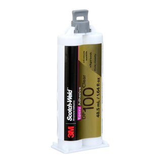 3M Scotch-Weld Epoxy Adhesive DP100, Clear, 48.5 mL Duo-Pak