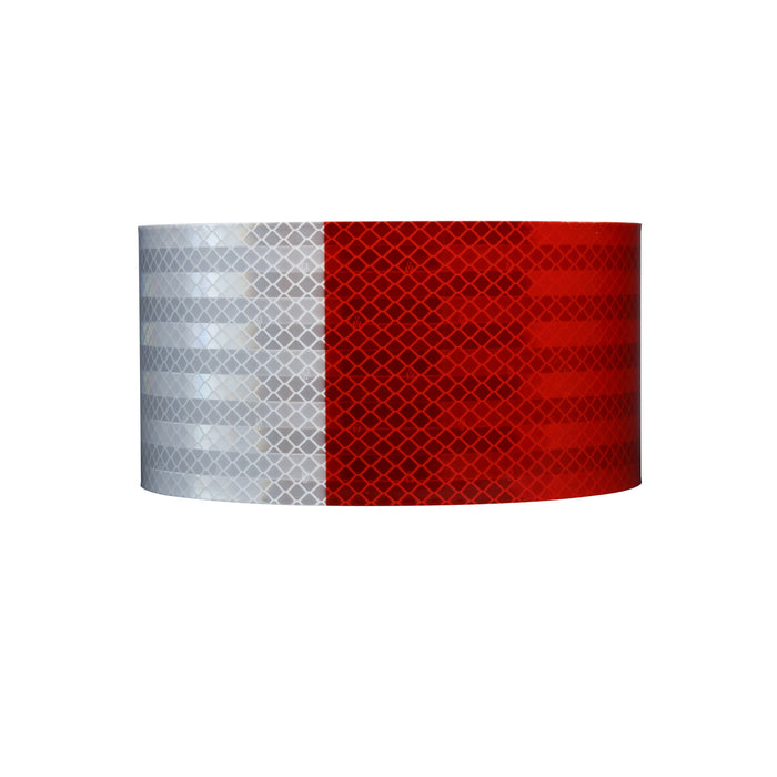 3M Reflective Gate Arm Markings GA1616, Red/White, 3 in x 50 yd